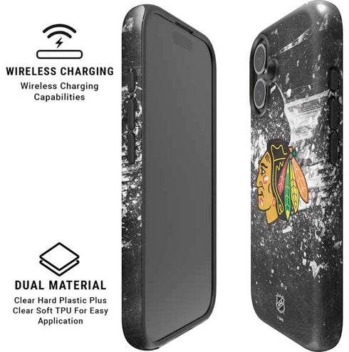 NHL Chicago Blackhawks Frozen iPhone 16 Plus Magsafe Impact Case